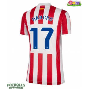 Atletico Madrid David Hancko #17 Hemmatröja Kvinnor 2025-26 Kortärmad